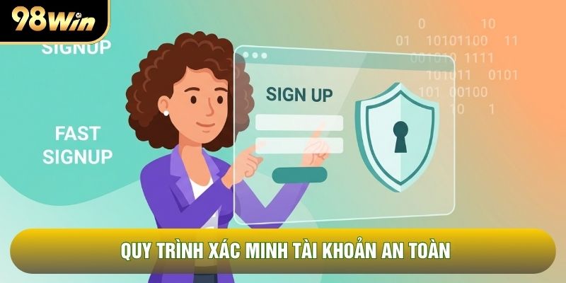 Quy trình xác minh tài khoản an toàn Quy trình xác minh tài khoản an toàn