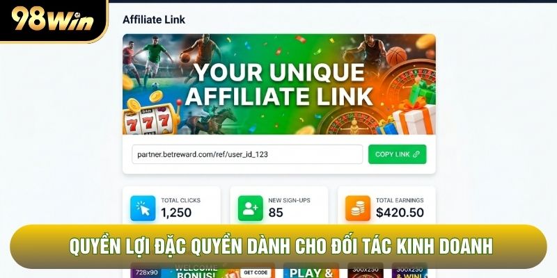 Quyền lợi đặc quyền dành cho đối tác kinh doanh Quyền lợi đặc quyền dành cho đối tác kinh doanh